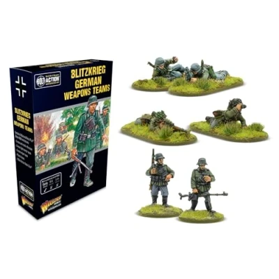 Immagine di Warlord Games Blitzkrieg Squadre di armi tedesche, miniature in scala da 28 mm per Bolt Action altamente dettagliate della seconda guerra mondiale giochi tavolo