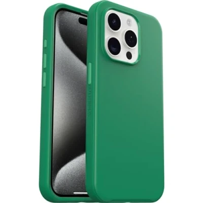 Immagine di Otterbox Symmetry Backcover per cellulare Apple iPhone 15 Pro Verde Compatibile con MagSafe