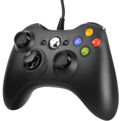 Immagine di Controller per PC Xbox 360, Game Wired Compatibile 360/Xbox 360 Slim, USB Joystick PC(Windows 7/8 / 8.1/10 XP/Vista)