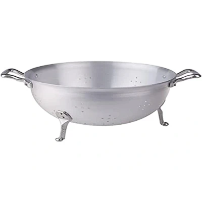 Immagine di Pentole Agnelli Colapasta a 3 Piedi, in Alluminio BLTF, con 2 Maniglie Acciaio Inossidabile, 26 cm, Argento