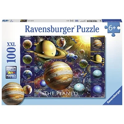 Immagine di Ravensburger The Planets 100 Piece Jigsaw Puzzle with Extra Large Pieces for Kids Age 6 Years and Up
