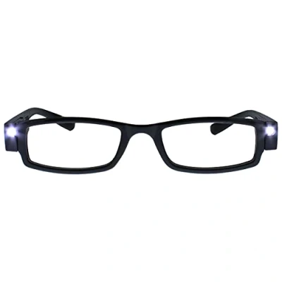 Immagine di The Reading Glasses Company Illuminato Led Ore Notturne Lettori Di Luce Uomo Donna Nero L1 1 +3,50 50 Gr