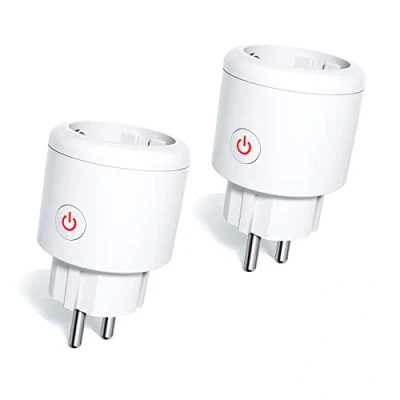 Immagine di ZigBee Presa Intelligente con Monitoraggio Energia, Smart Alexa Temporizzata, APP Controllo Remoto, 16A Plug Vocale Compatibile Alexa/Google Home, Hub Richiesto 2PCS