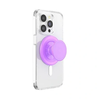 Immagine di PopSockets: PopGrip Round per MagSafe Anello Adattatore Incluso Supporto e Impugnatura Telefoni Cellulari Custodia con un Top Intercambiabile Opalescent Pink