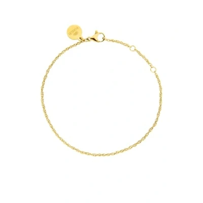 Immagine di Purelei® bracciale Brave (oro), cinturino in filigrana impermeabile da donna, semplice Acciaio inox, regalo per donne, lunghezza regolabile 16 19 cm, inossidabile