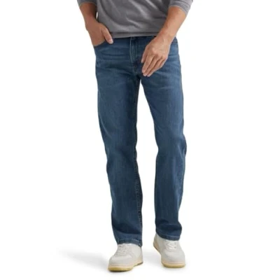 Immagine di Wrangler Authentics Jean Classico con Vita Comoda Jeans, Oceano Blu, 38W / 30L Uomo