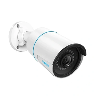 Immagine di Reolink 5MP Telecamera Esterno PoE, Rilevamento di Uomo/Veicolo/Animale, Visione Notturna IR 30 metri, Registrazione Audio, IP Impermeabile IP67, Slot per Scheda microSD, RLC 510A