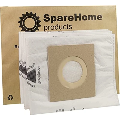 Immagine di SpareHome 10 Sacchetti H81 per ASPIRAPOLVERE Compatibile con Hoover TELIOS Extra TX50PET TX50