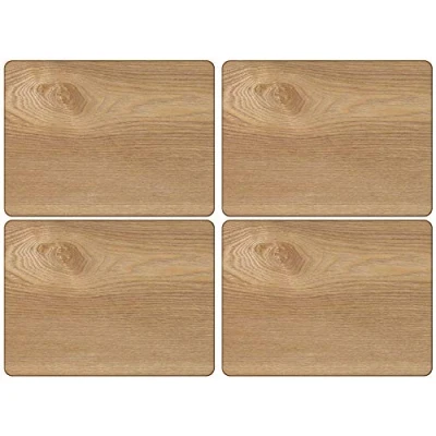 Immagine di Creative Tops Set da 4 tovagliette con Dorso in Legno di Quercia