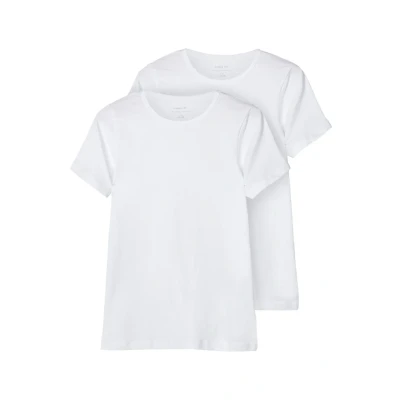 Immagine di Name it NKMT SLIM 2PACK Tshirt basic per bambini, Taglia: 158/164, Bright white