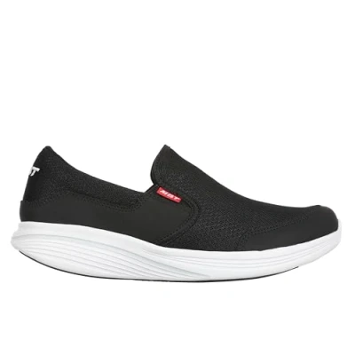 Immagine di MBT Modena III Slip ON Sneakers Sportive da Uomo Senza Lacci. Scarpe Passeggio Anatomiche e Comode Calzature Fisiologiche Confortevoli Stabili con Suola Curva. Moderne. Colore Nero