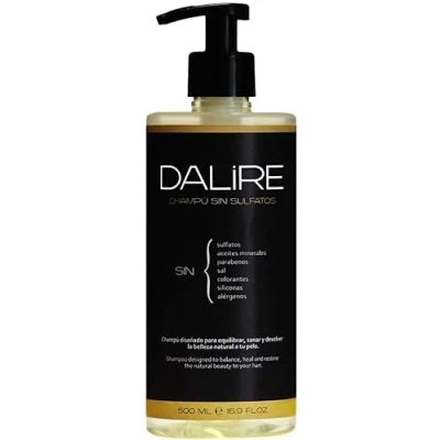 Immagine di DALIRE Shampoo BIO Senza solfati e parabeni 500 ml. XL Schiuma extra Per capelli GRASSI EFFETTO DETOX Aumenta volume fini silicone