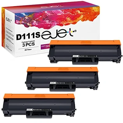 Immagine di ejet MLT D111S Compatibili Toner Sostituzione per Samsung D111L Xpress SL M2070 M2026 M2020 M2022 M2070W M2026W M2020W M2022W 2070F 2070FW (Nero, 3 Pack)