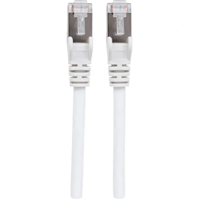 Immagine di Intellinet 741910 RJ45 cavo di rete, patch CAT 6A/7 S/FTP 7.50 m Bianco Privo alogeni 1 pz.