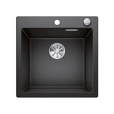 Immagine di BLANCO 523680 PLEON 5 SILGRANIT PuraDur con comando a distanza per il pollice, bianco, 50 cm Unterschrank