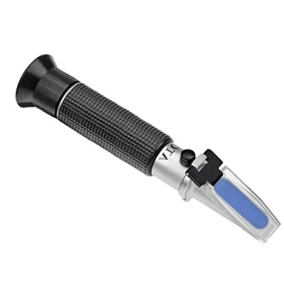 Immagine di HHTEC Rifrattometro salinity Acquario, salinità: 0 10%; densità: 1.000 1.070 SALINOMETER acquari acqua misurazione della salinità RHS 10 ATC per misurare del Sale di mare