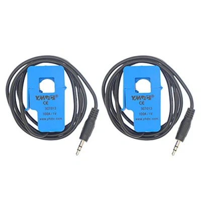 Immagine di HUABAN 2PCS SCT013 000V 100A 1V Trasformatore di corrente a nucleo aperto non invasivo
