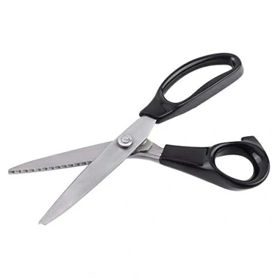 Immagine di Forbici con manico in acciaio inox bordi arrotondati da 3, 5 e 7 mm, per cucire tessuti, cucito, arti mestieri (5 mm)