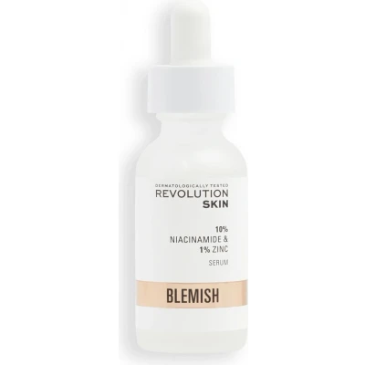 Immagine di Revolution Skincare XL 10% Niacinamide + 1% ZINC Blemish &amp; PORE Siero, Taglia: 30 ml,