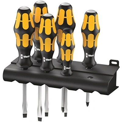 Immagine di Wera 932/918/6 Officina e meccanica Kit cacciaviti 6 parti Taglio, Croce Pozidriv