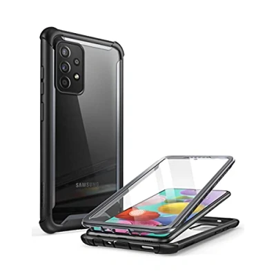 Immagine di i Blason Ares custodia rigida per Samsung Galaxy A52s 5G/Galaxy A52 (versione 2021), antiurto e robusta con pellicola protettiva integrata (nero)