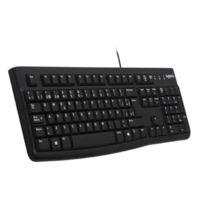 Immagine di Logitech K120 Tastiera Cablata Business per Windows/Linux, Layout Ceco Slovacco QWERTY Nero