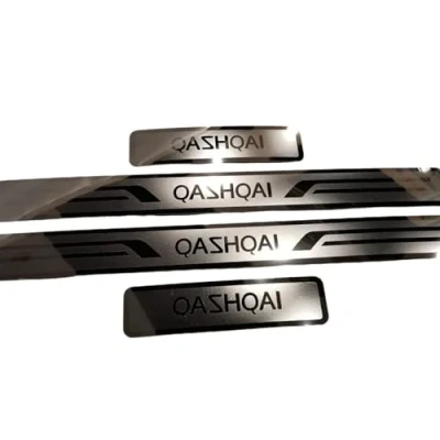 Immagine di KAnduo Compatibile con Auto Acciaio Inossidabile Protezione per Battitacco Nissan Qashqai J11 J12 2015 2024