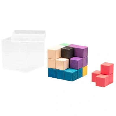 Immagine di WISSNER Active Learning Soma Cube, 7 Elementi Colorati, Realizzati in RE Wood Una biobox, Multicolore, Wissner080555.000