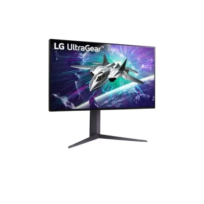 Immagine di LG Ultragear™ 27GR95UM B Schermo PC Gaming Nano 27&quot; Lastra IPS risoluzione UHD 4K (3840x2160), 1ms GtG 160Hz, HDR 10, DCI P3 99.5%, compatibile NVIDIA G Sync, inclinabile, altoparlanti