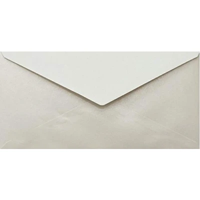 Immagine di Netuno 25 buste da lettera lunghe colorate crema formato DL 110 x 220 mm 110g Sirio Pearl Oyster Shell perlate per matrimonio biglietti inviti di nozze feste compleanno fidanzamento