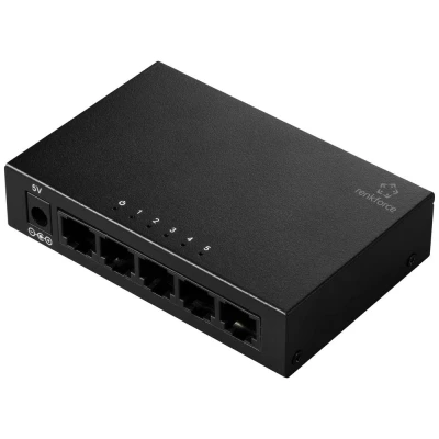 Immagine di Renkforce RF 6385004 Switch di rete RJ45 5 Porte 1 GBit/s