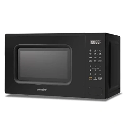 Immagine di COMFEE&#039; Forno a Microonde Digitale, 700W, 20L, 6 Menù Preimpostati, Express Cook, 11 Livelli di Potenza, Scongelamento, Funzione Memorizzazione Nero CM E202CC(BK)
