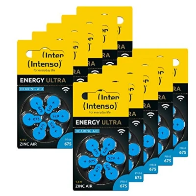 Immagine di Intenso Batteria non ricaricabile per apparecchio acustico #####PR44 675 1.45 V 60 pz. 540 mAh Zinco aria 7504446MP