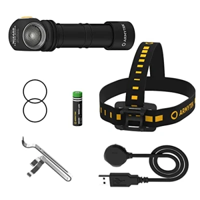 Immagine di ArmyTek Wizard C2 Pro Nichia Magnet Warm LED (monocolore) Lampada portatile con supporto magnetico a batteria ricaricabile 1600 lm 4680 h 65 g
