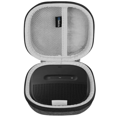 Immagine di Geekria Custodia rigida per Bose SoundLink Micro Bluetooth speaker, Auricolari Trasporto, Borsa da viaggio