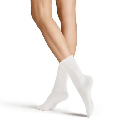Immagine di Hudson 6 Paia Donna Calzini, Relax Cotone Calze, Fascia Elastica, Tinta Unita (6x 1 Paio) Bianco (0008), 39 42 (6