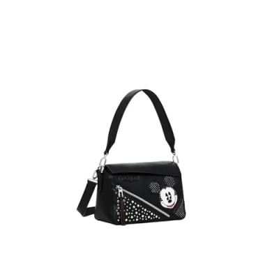 Immagine di Desigual Mickey Studstyle Phuket MINI NO FLAP Borsa a mano, Donna, Taglia: One Size, Black