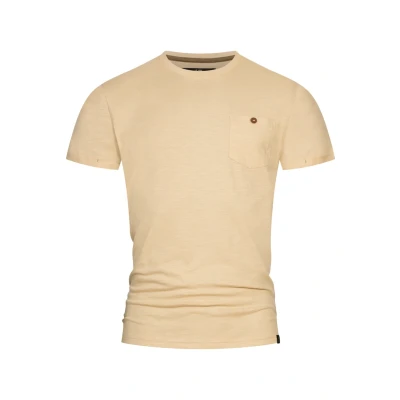 Immagine di Indicode Uomini INJon Shirt Maglietta con Taschino al Petto in 100% Cotone Fog L