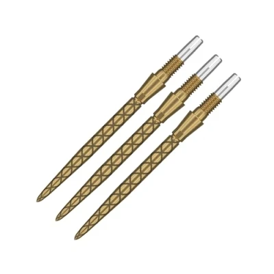 Immagine di TARGET Darts Swiss Point Storm Diamond Dart Points (3 Pack di Punte) 30 mm Gold SP Cambiare Point, Accessori Professionali per Freccette