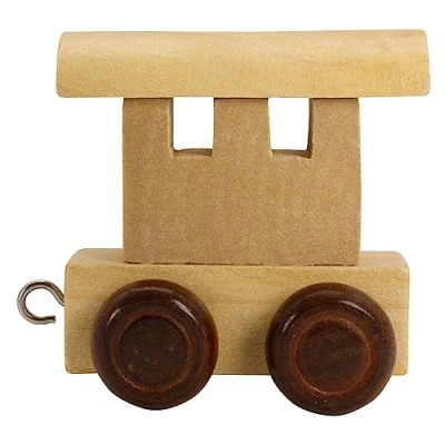Immagine di GICO Lettera in legno, lettere Zug, Lok, Waggon, a Z, altezza circa 5,5 cm, nome scelta (Waggon)