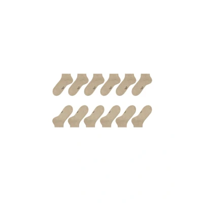 Immagine di Falke Happy 6PACK Sneaker Socks Everyday Casual Calze, Uomo, Taglia: 43 46, Sand melange