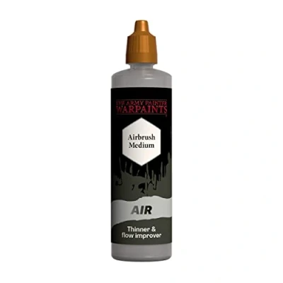 Immagine di The Army Painter Diluente Acrilico per Aerografo Atossico e a Base d’Acqua Miglioratore di Flusso Colori Acrilici Pittura Modelli in Miniatura (Airbrush Medium)