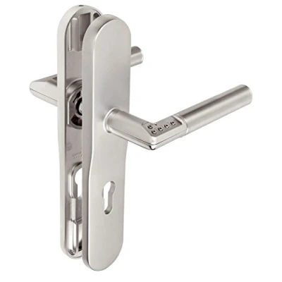Immagine di Maniglia elettronica con tastiera digitale Code Handle di piastra lunga foro, MCHDL885CM