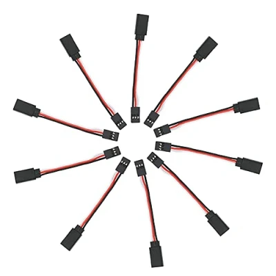 Immagine di YIXISI 10 Pezzi Servo di Estensione per RC, 75mm Extension Cable JR Connettore Spina 3 Pin RC Droni Elicotteri Auto