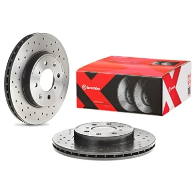 Immagine di Brembo 08.N123.11 Disco Freno Posteriore con verniciatura UV Set di 2 dischi