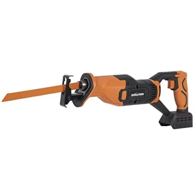 Immagine di Evolution Power Tools R150RCP Li Sega alternativa cordless 18 V Ion EXT con lame multi materiale per tagli su legno, metallo e molto altro