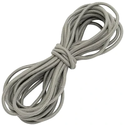 Immagine di AERZETIX C67270 Elastico decorativo rotondo 5 metri diametro 3mm colore grigio verde