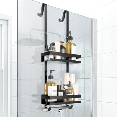 Immagine di Laimew Mensola Doccia da Appendere, Porta Shampoo Appendere Sapone per Mensole Bagno, Senza Foratura Bagnoschiuma Doccia, Bagno Accessori
