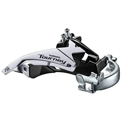 Immagine di SHIMANO Deragliatore Tourney FD TY500 6/7 Marce Top Swing 34.9 M. M&amp;S Adapt T SW, Dual P. CS 63 66, 42 Z. Art Nr. E FDTY500TSX3