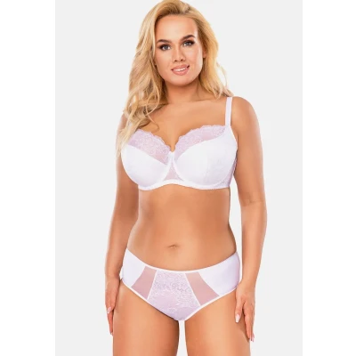 Immagine di Vivisence Reggiseno Semi Imbottito in Pizzo Floreale 1045, Bianco,1E
